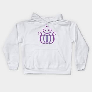 The Witch Wave - Purple Logo Solo Kids Hoodie